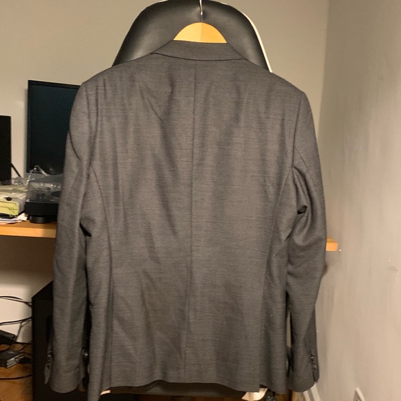 Zara men’s suit jacket blazer grey size 40 - Picture 2 of 4
